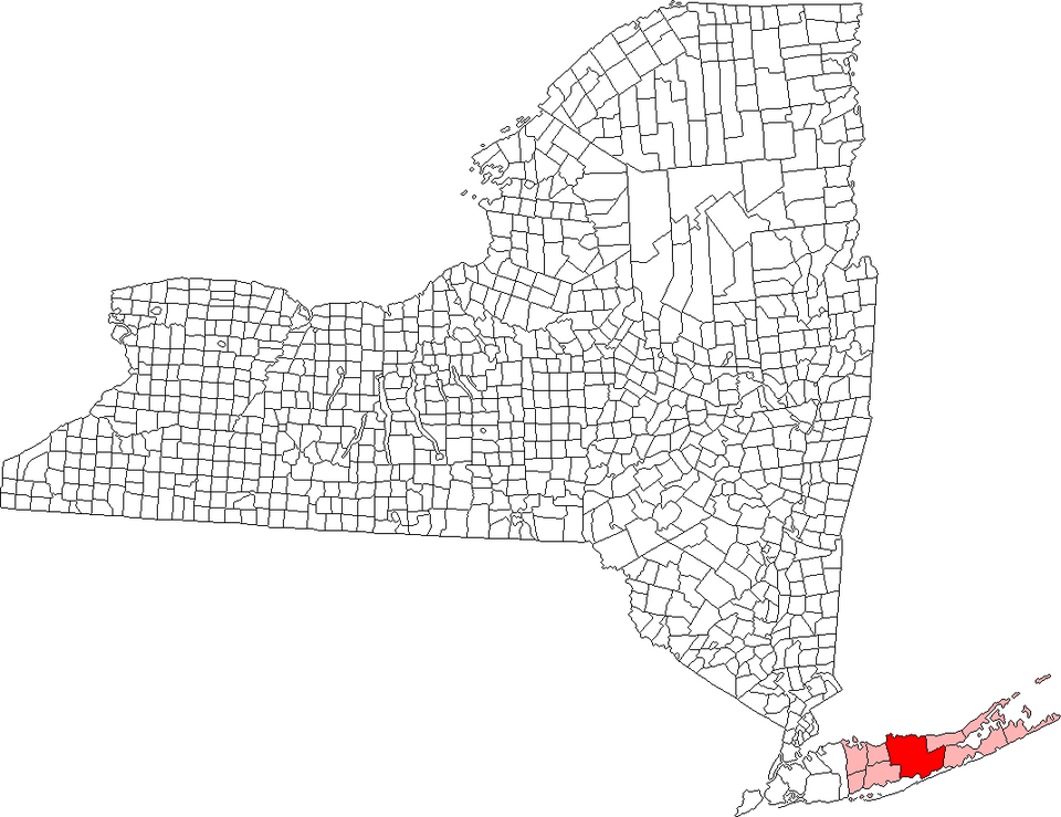 Locator map of Brookhaven