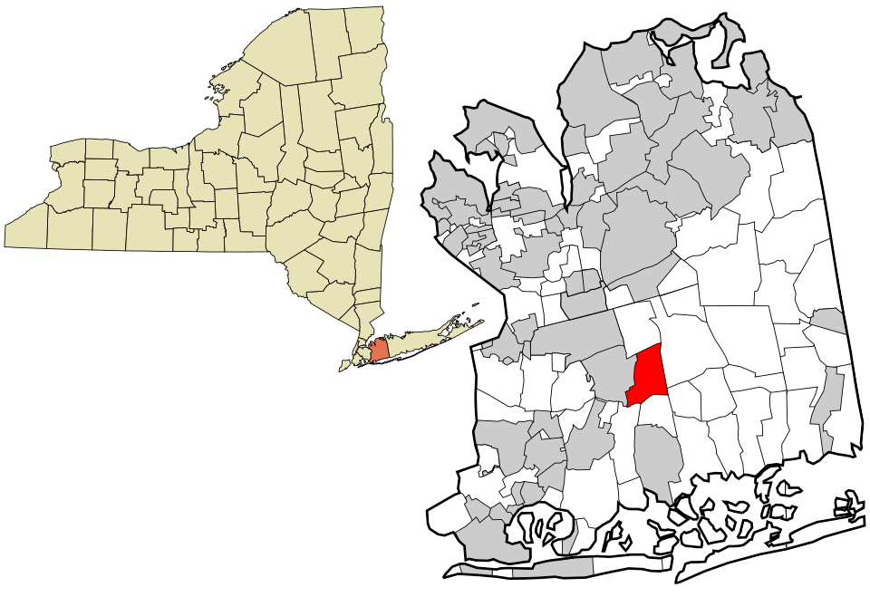 Locator map of Uniondale