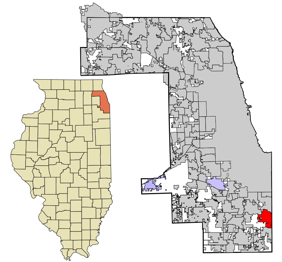 Locator map of Lansing