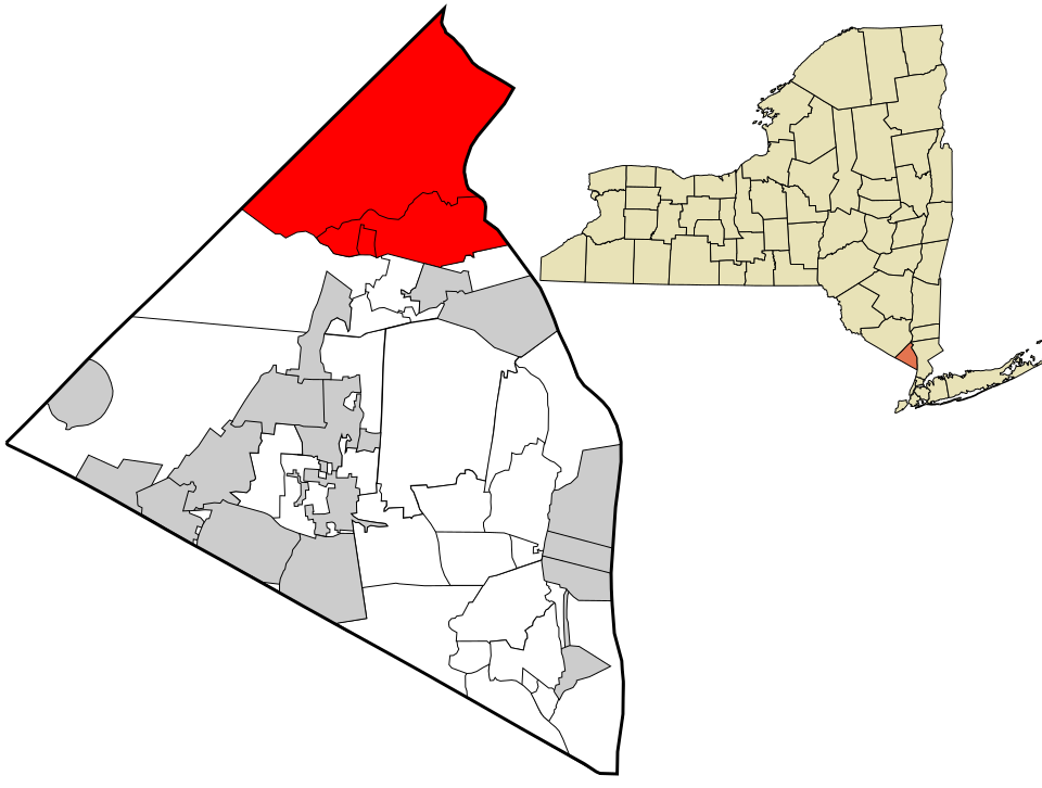 Locator map of Stony Point