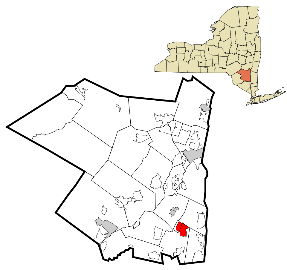 Locator map of Clintondale