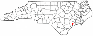 Locator map of Pumpkin Center