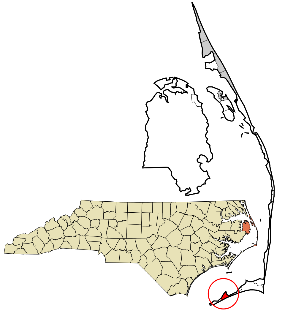 Locator map of Hatteras