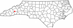 Map of Avery Creek