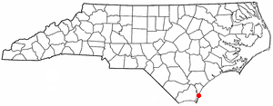Locator map of Sea Breeze