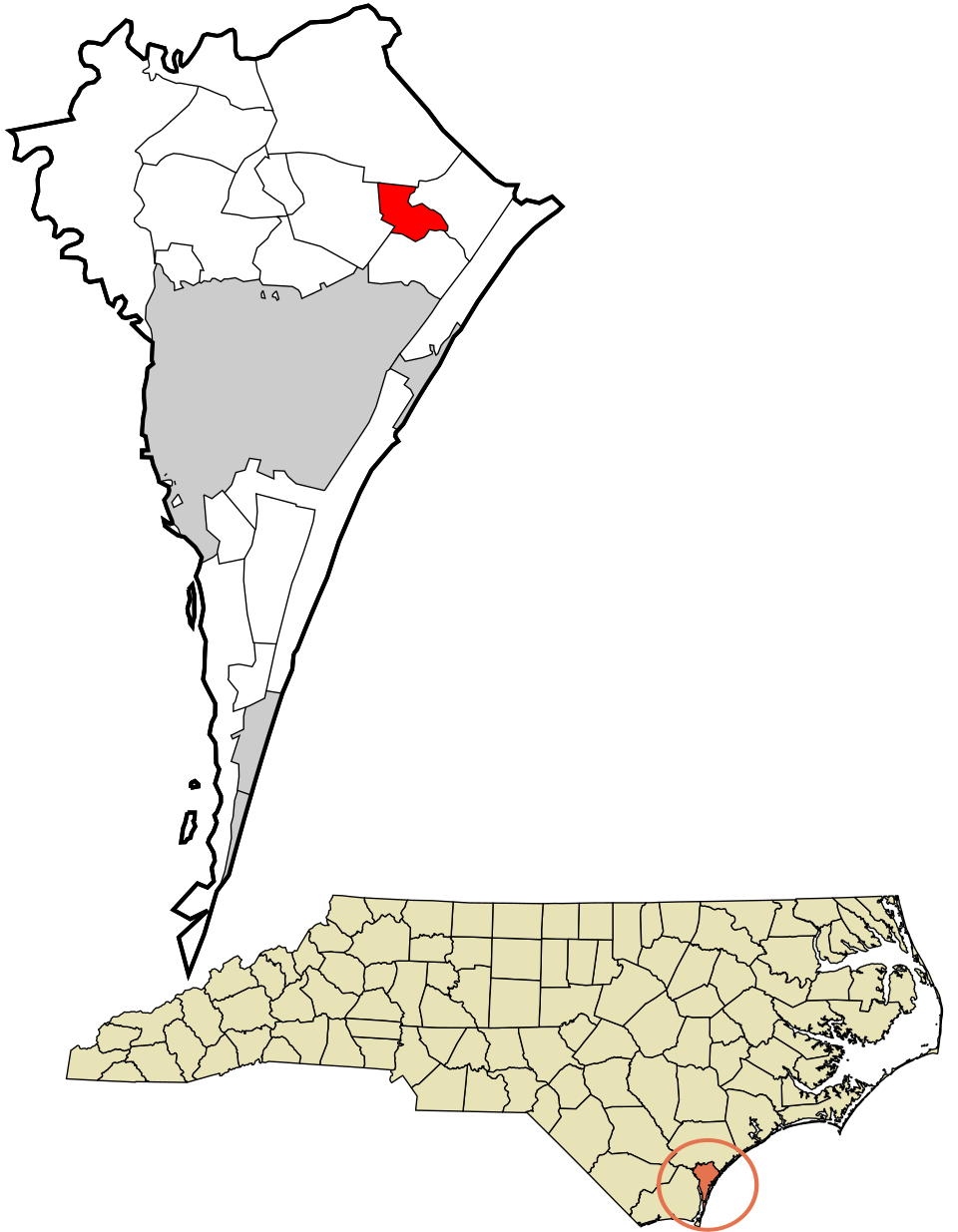 Map of Bayshore