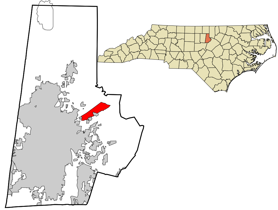 Locator map of Gorman