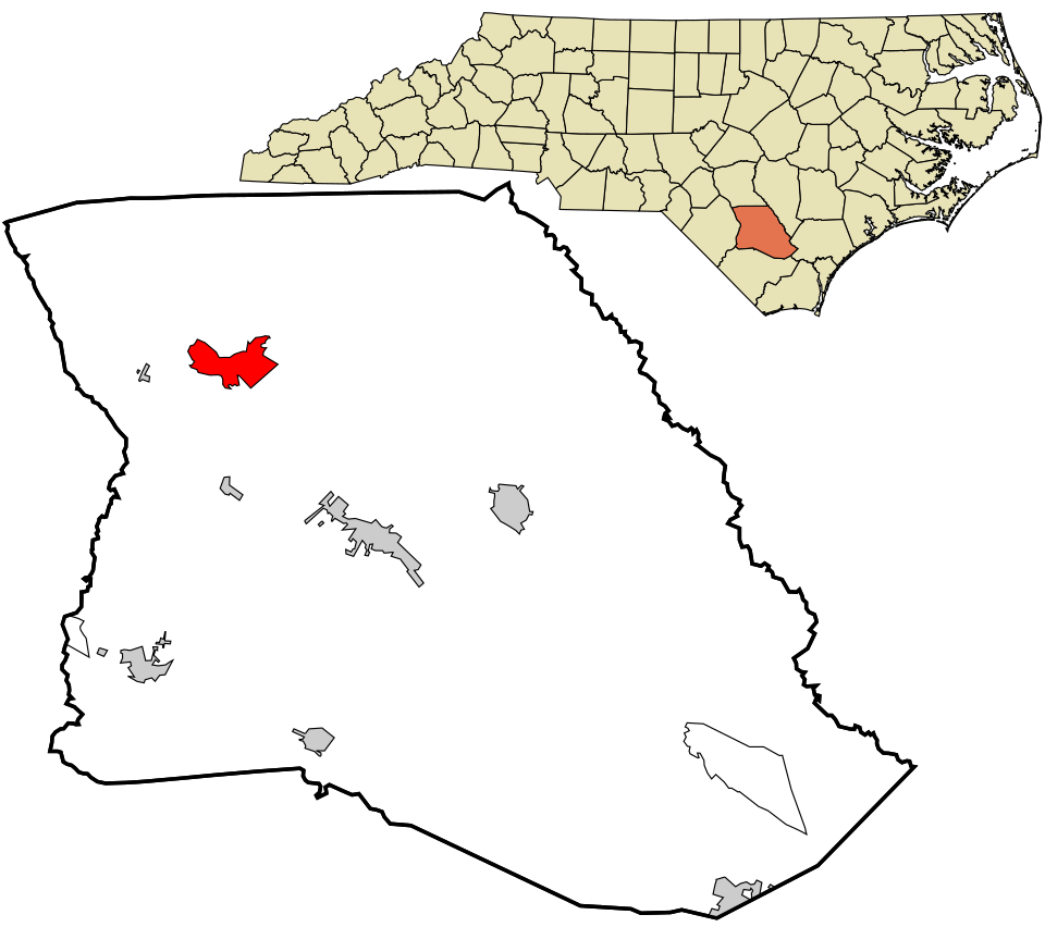 Locator map of White Oak
