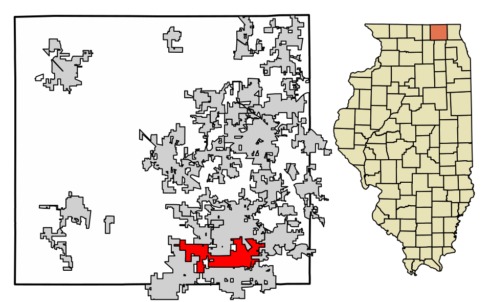 Locator map of Lake in the Hills