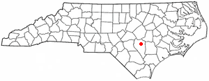 Locator map of Keener