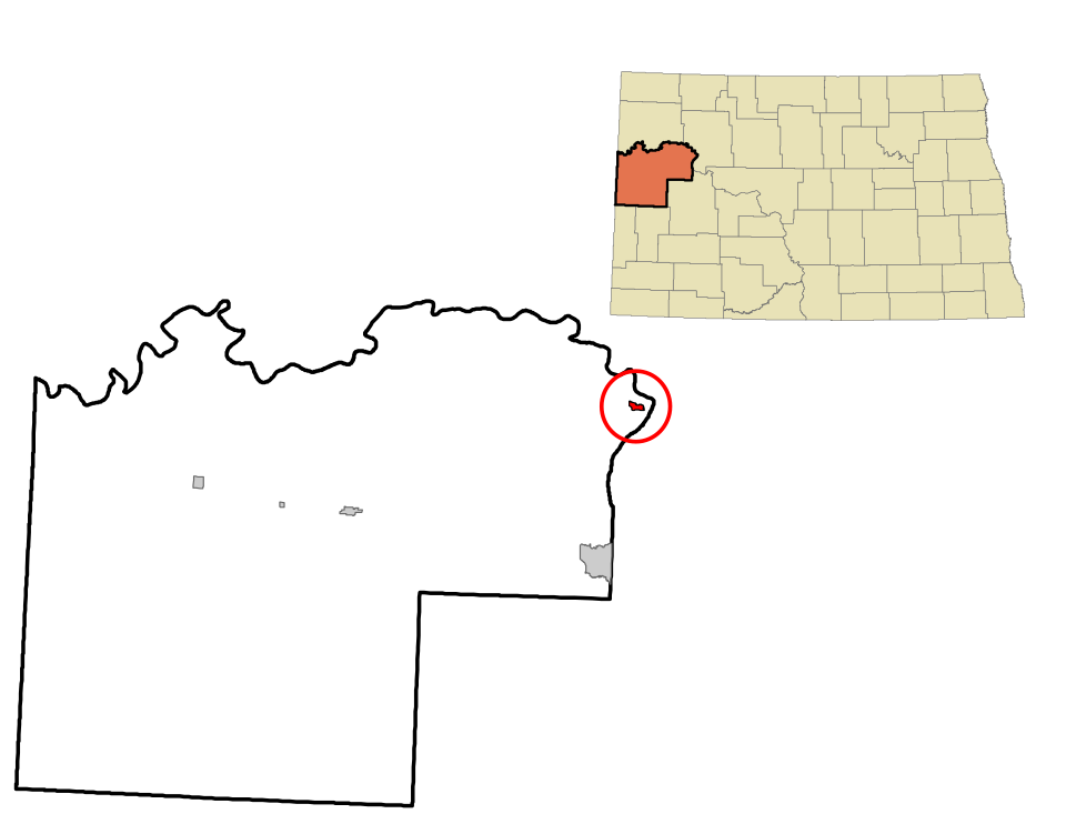 Locator map of Four Bears