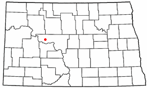 Locator map of White Shield