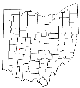 Locator map of Lawrenceville