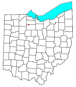 Locator map of Kansas