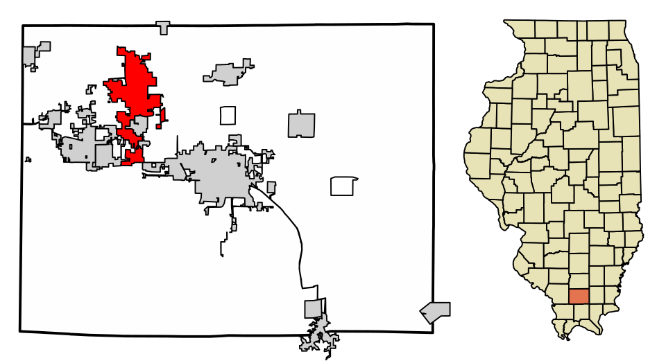 Locator map of Herrin