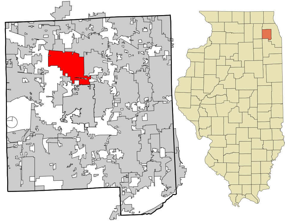 Map of Carol Stream