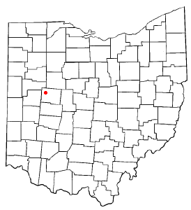 Locator map of Lewistown