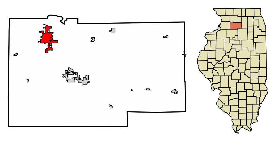 Locator map of Dixon