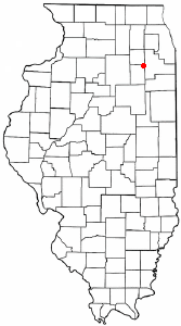 Map of Minooka