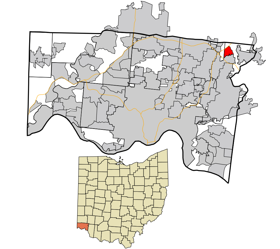 Map of Sixteen Mile Stand