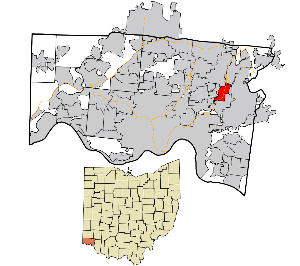 Locator map of Kenwood