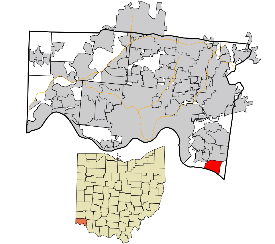 Locator map of Coldstream