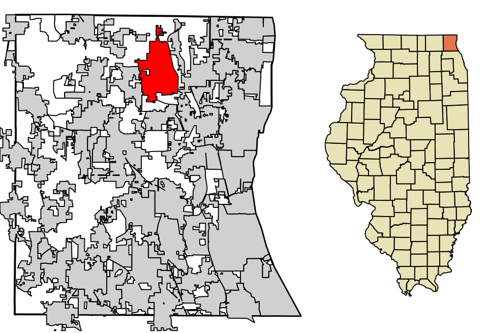 Locator map of Old Mill Creek