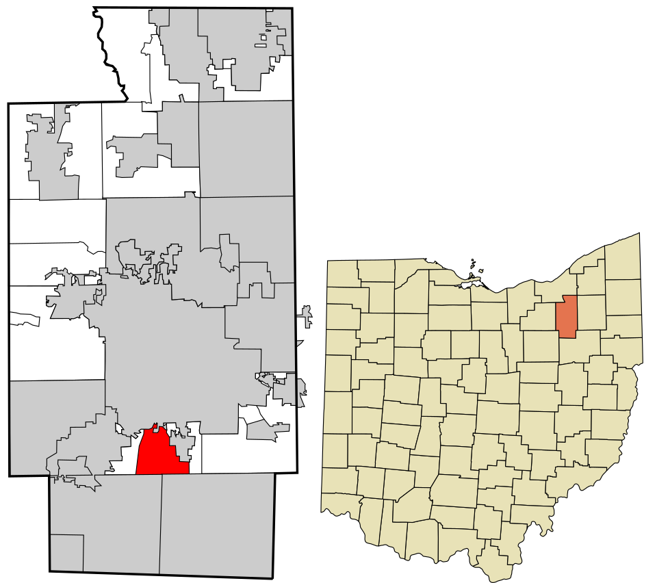 Map of Portage Lakes
