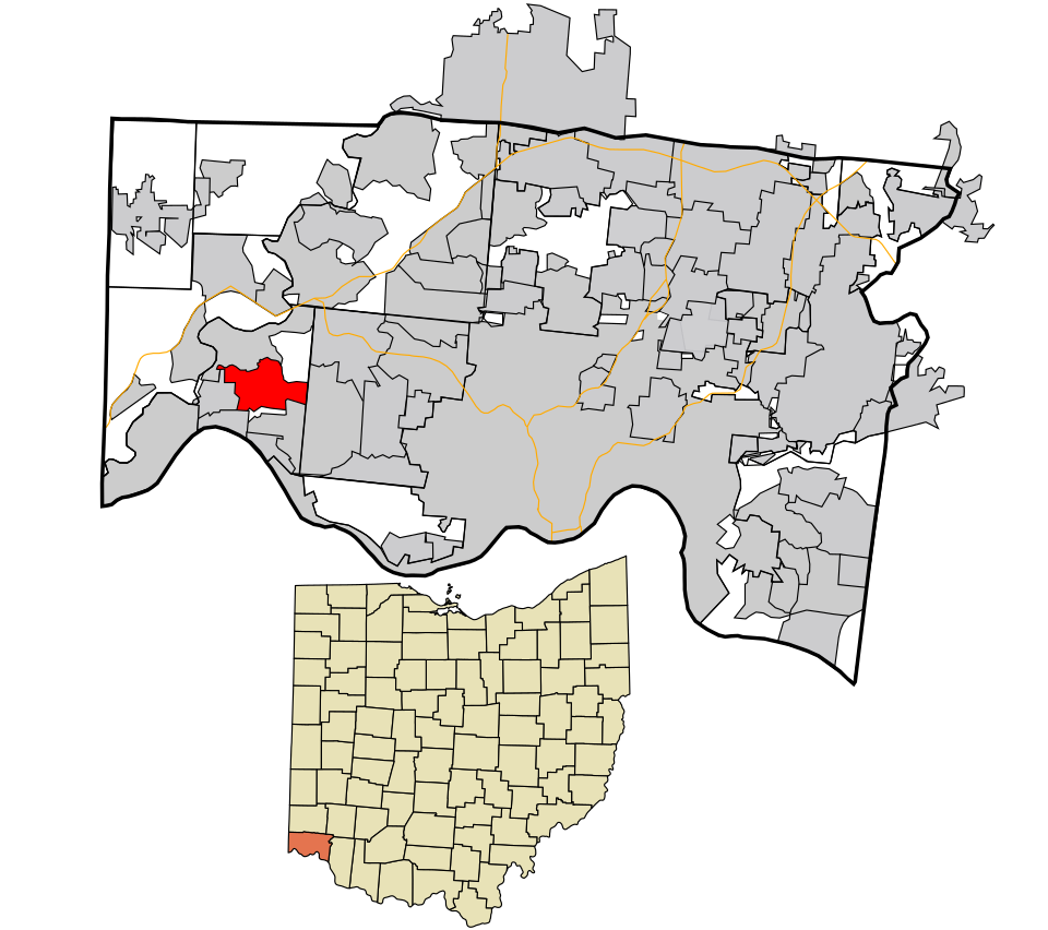 Map of Miami Heights
