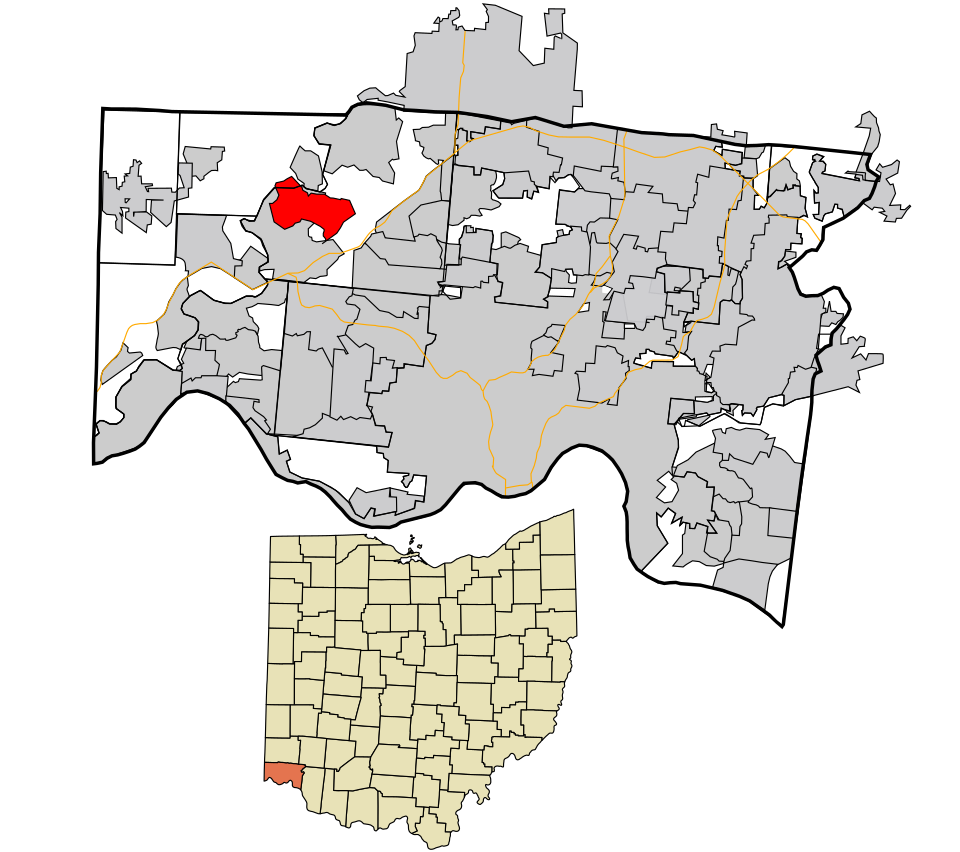Map of Dry Ridge