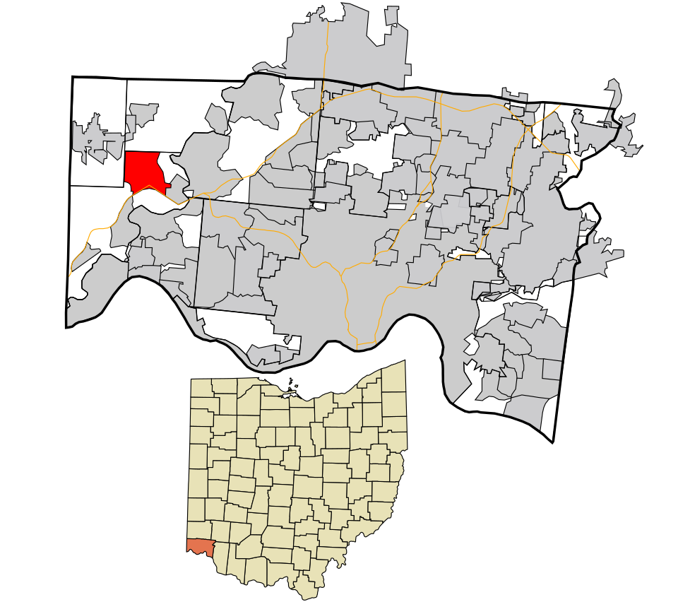 Locator map of Blue Jay