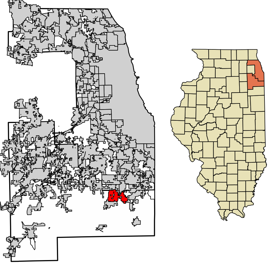 Locator map of University Park