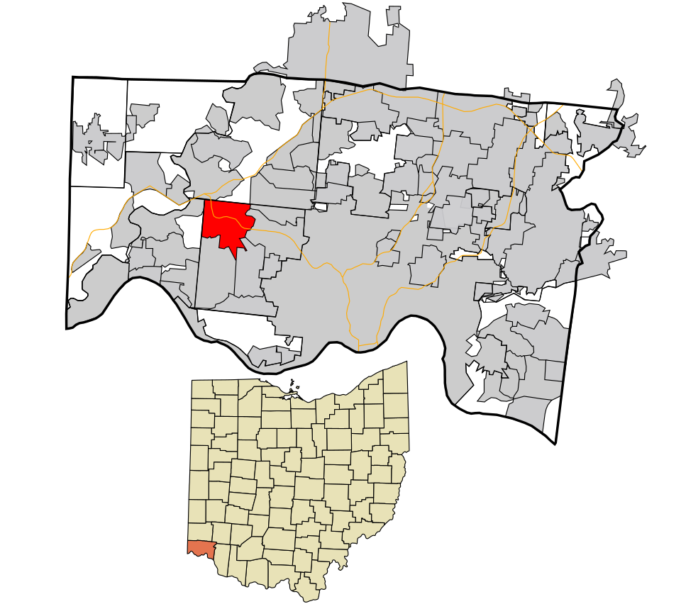 Locator map of Dent