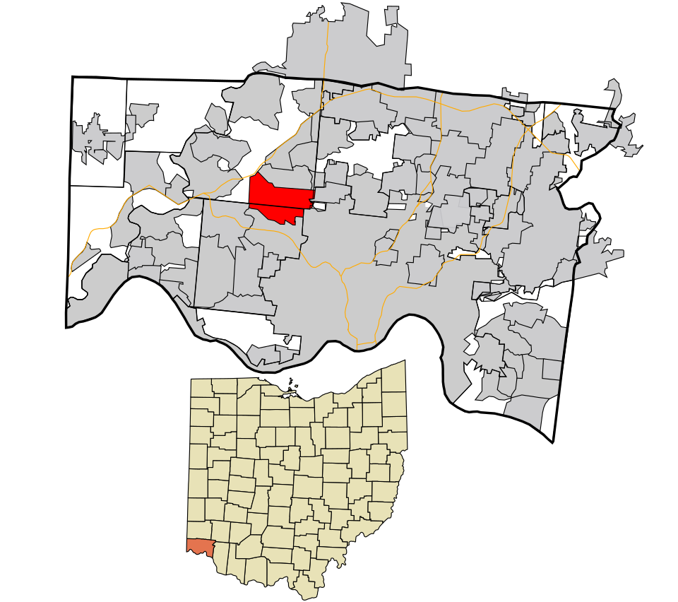Locator map of White Oak