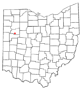 Locator map of Fort Shawnee