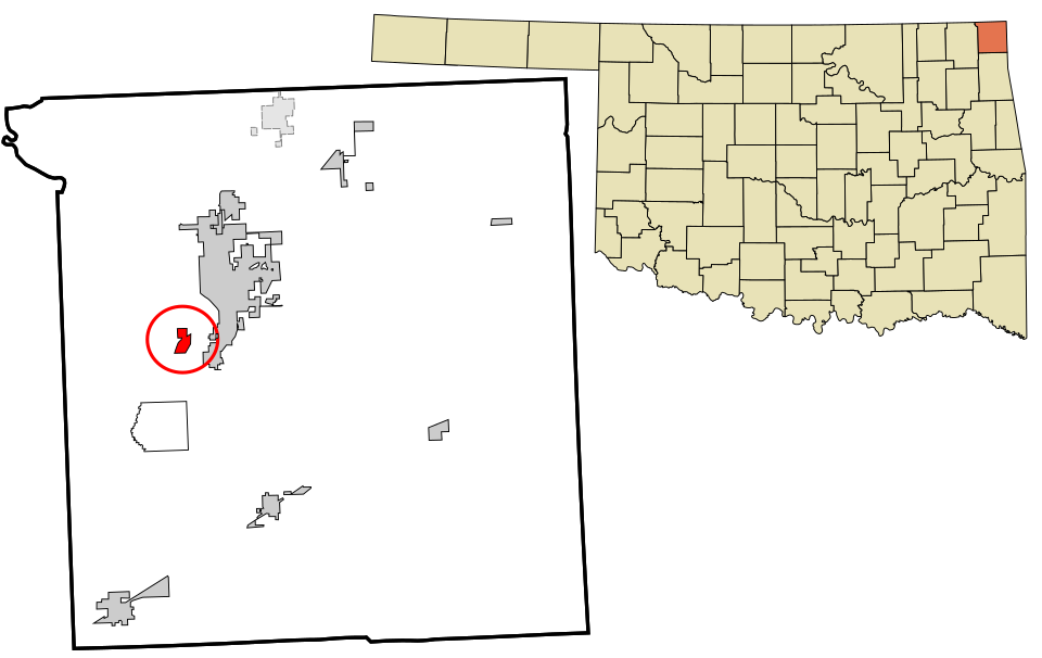 Locator map of Dotyville