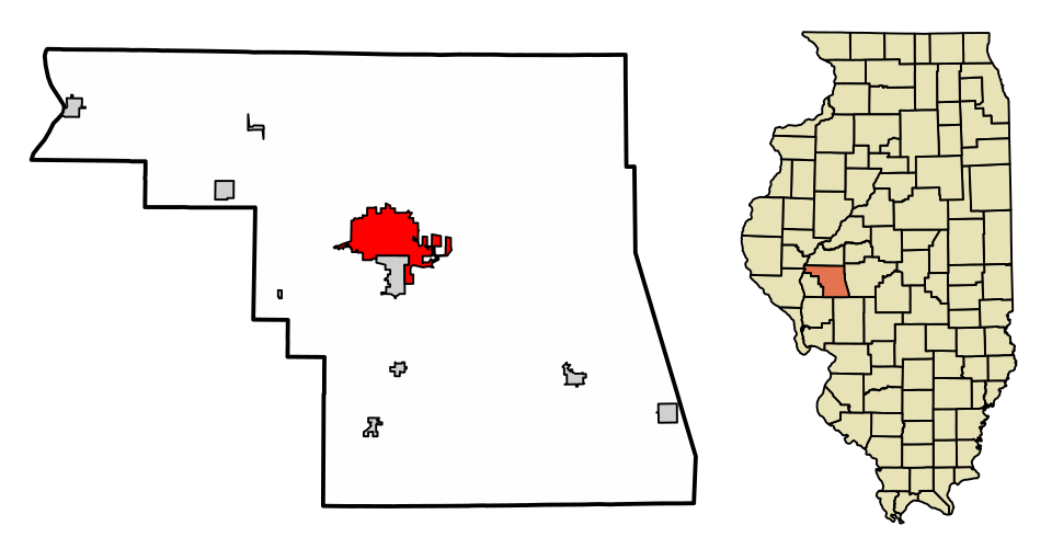 Locator map of Jacksonville