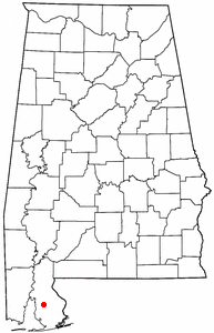 Locator map of Loxley