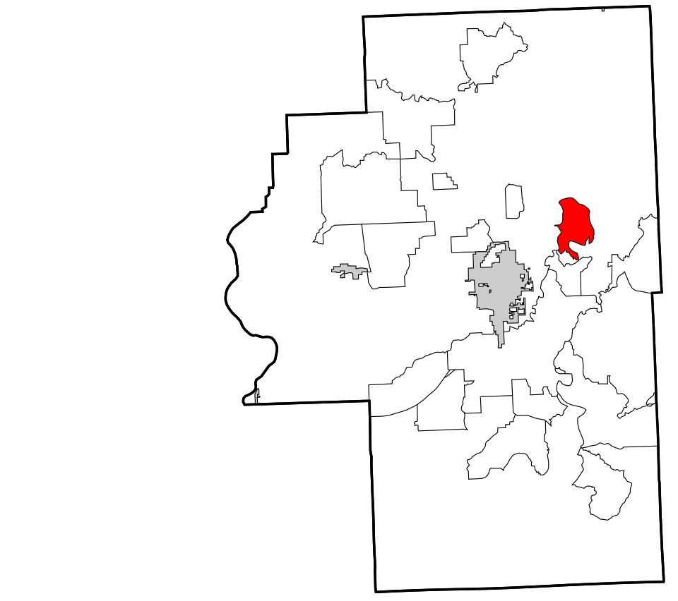 Locator map of Sparrowhawk
