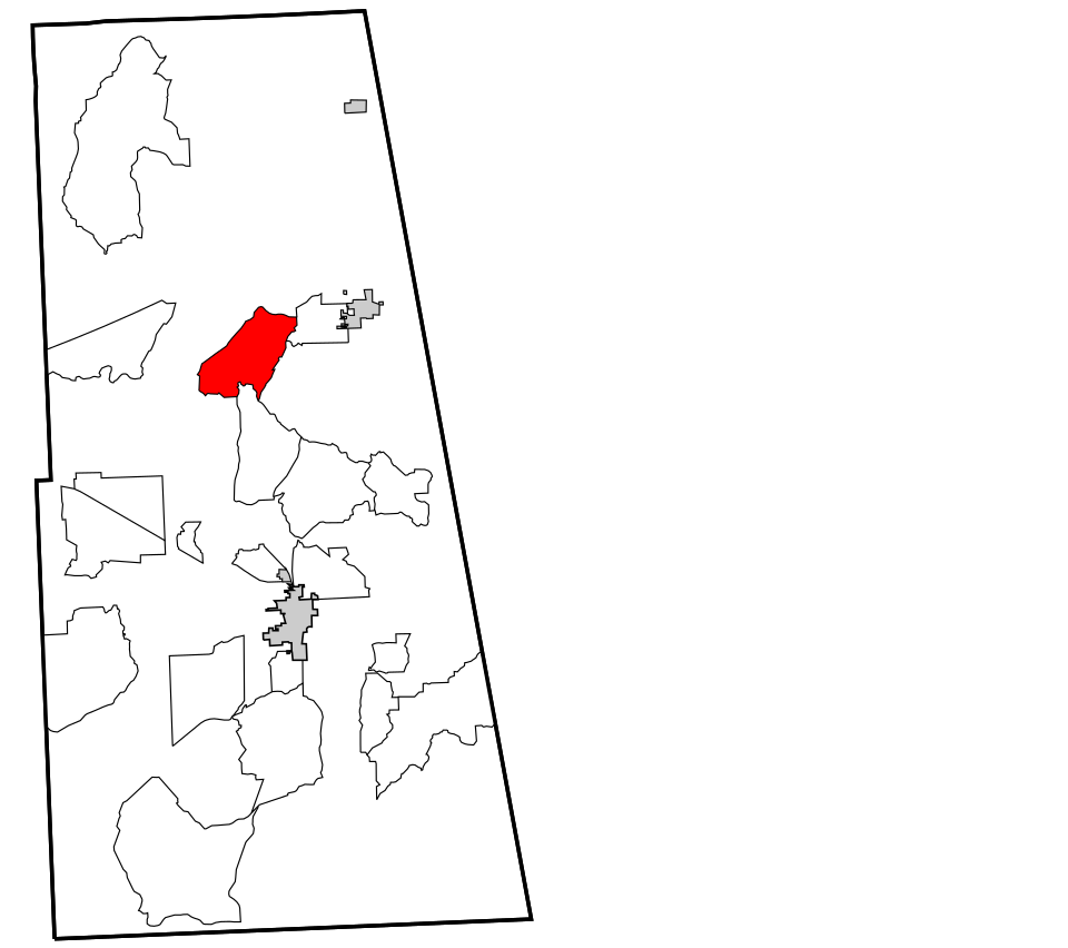 Locator map of Christie