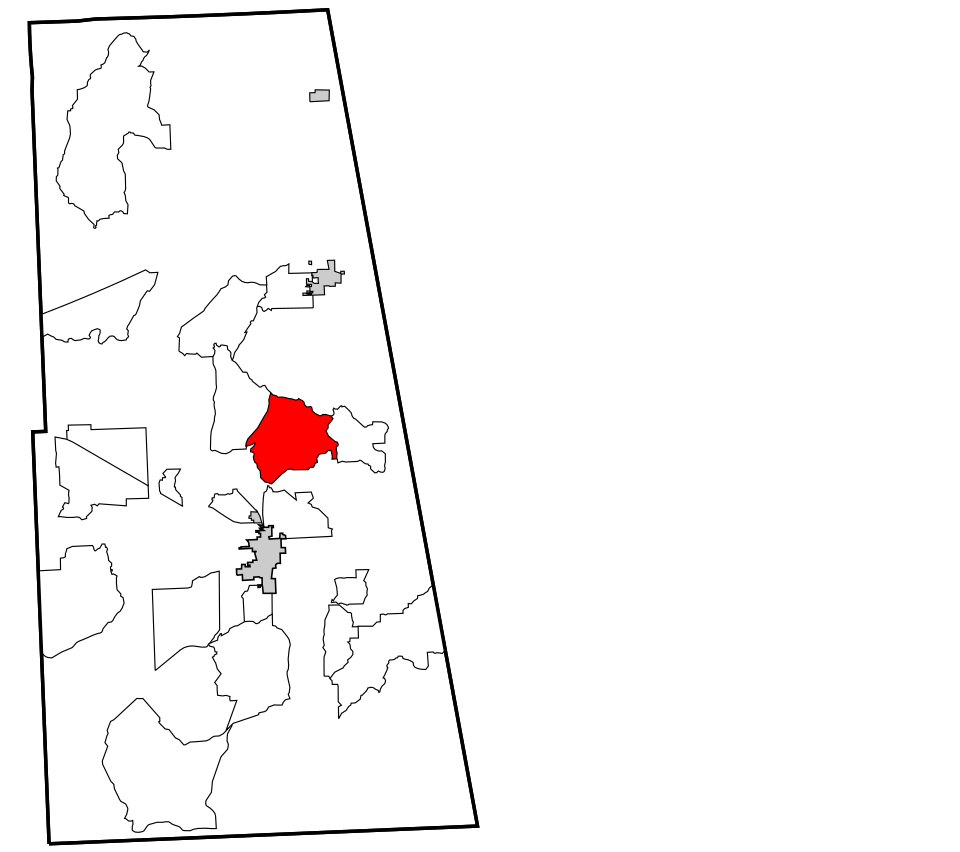 Locator map of Peavine