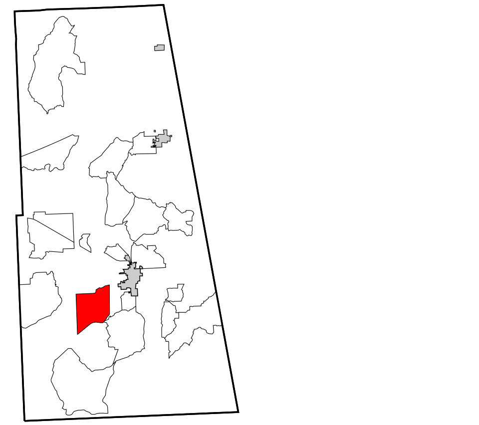 Locator map of Lyons Switch