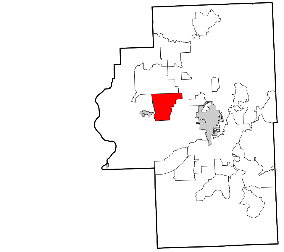 Locator map of Shady Grove