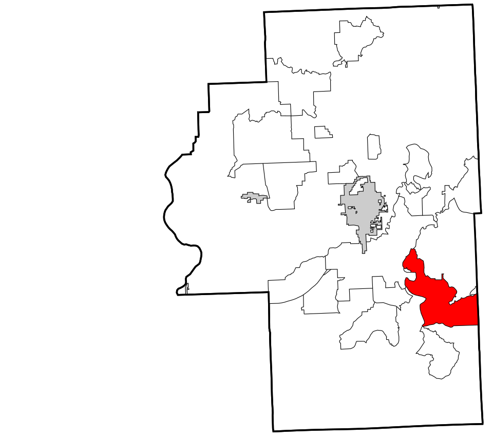 Locator map of Tenkiller