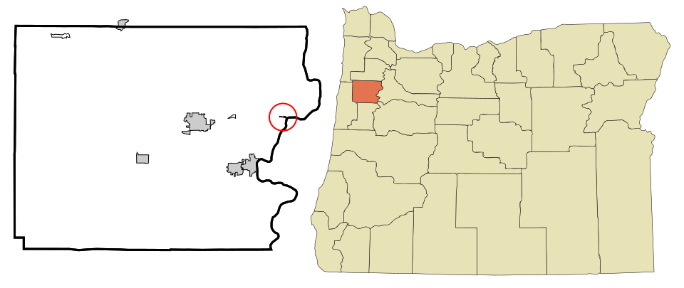 Locator map of Eola