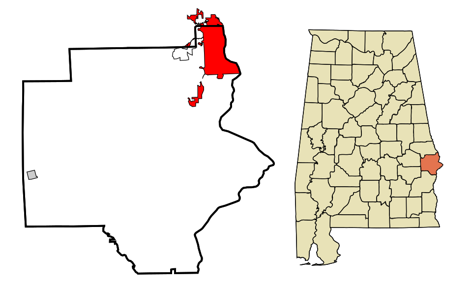 Locator map of Phenix