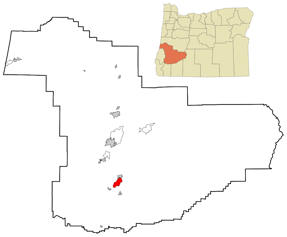 Locator map of Tri-City