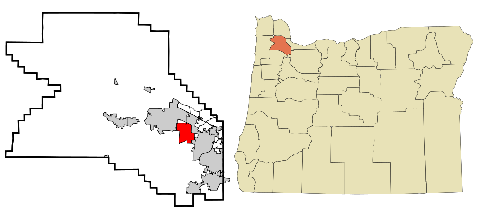 Locator map of Aloha