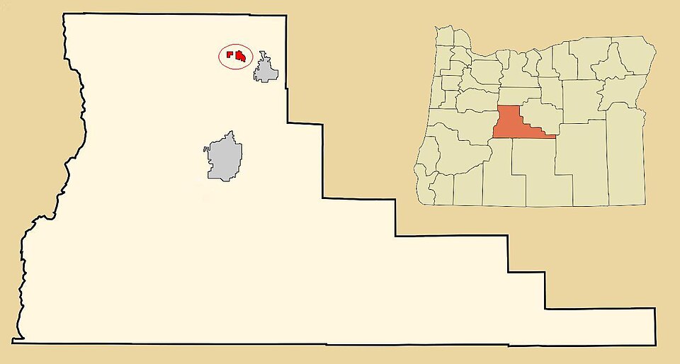 Locator map of Eagle Crest