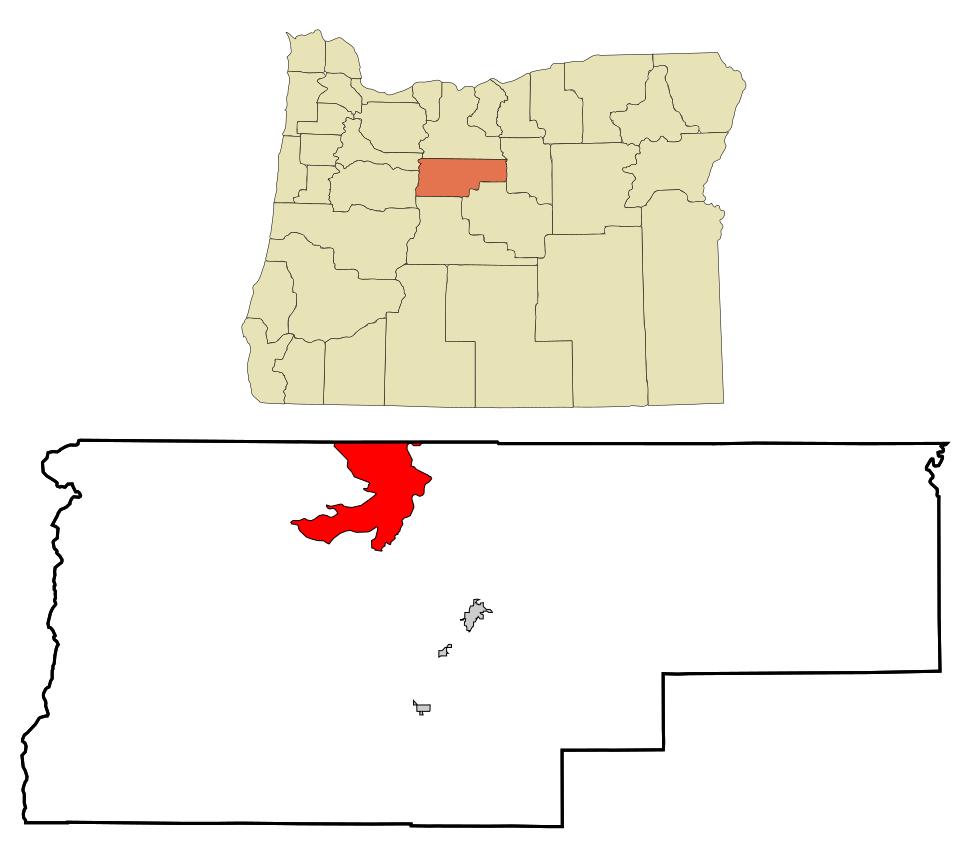 Locator map of Warm Springs